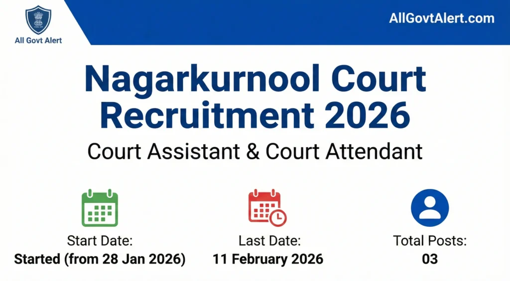 Nagarkurnool Court Recruitment 2026