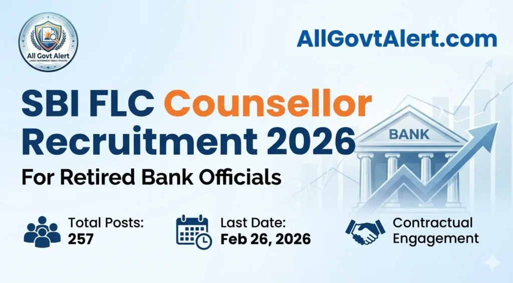 SBI FLC Counsellor Recruitment 2026 Apply Online for 257 Retired Official Posts