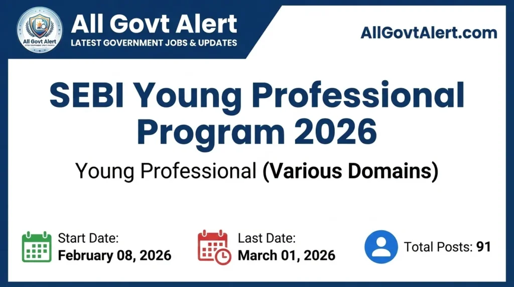 SEBI Young Professional Program 2026 Overview