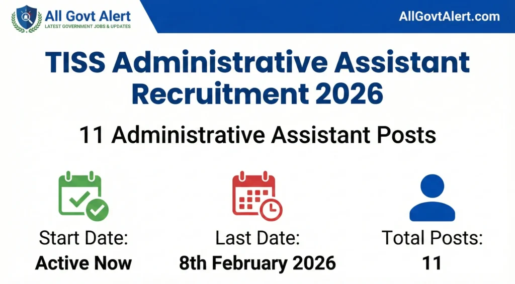 TISS Administrative Assistant Recruitment 2026