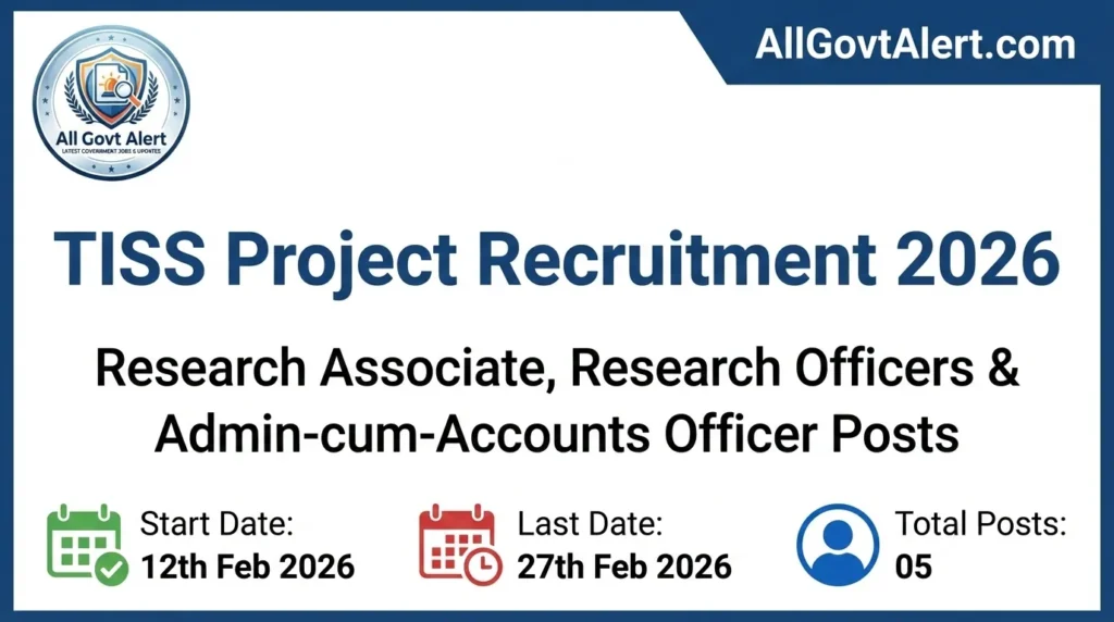 TISS Project Recruitment 2026