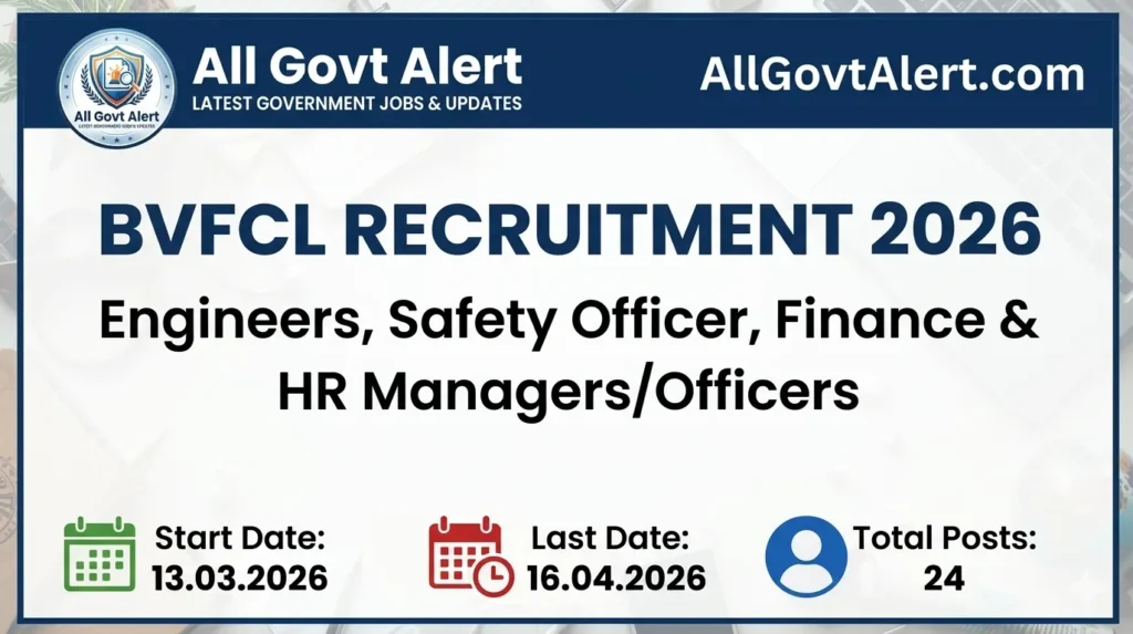 BVFCL Recruitment 2026 