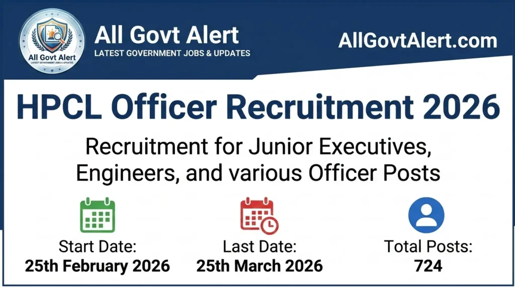 HPCL Officer Recruitment 2026