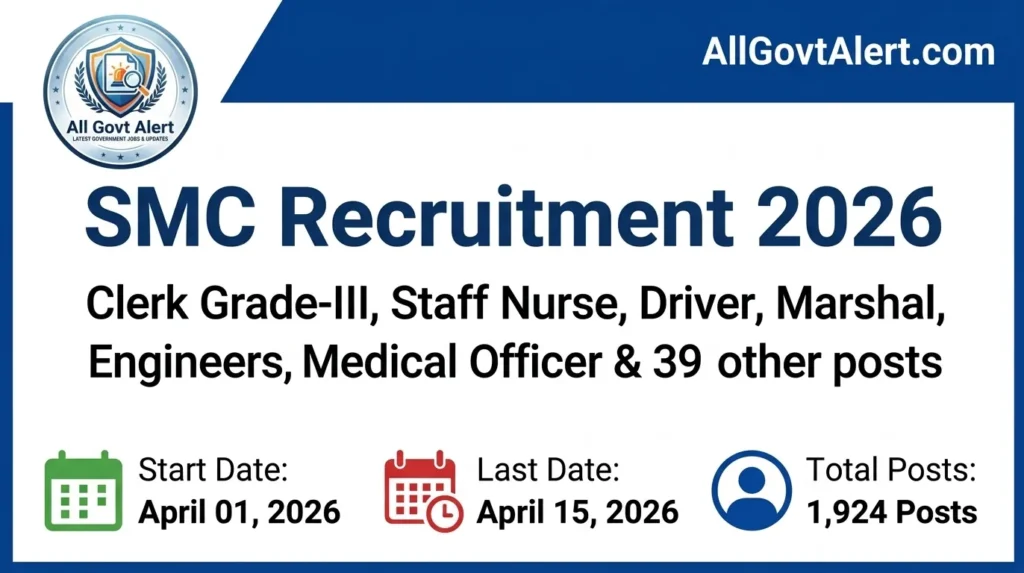 SMC Recruitment 2026 
